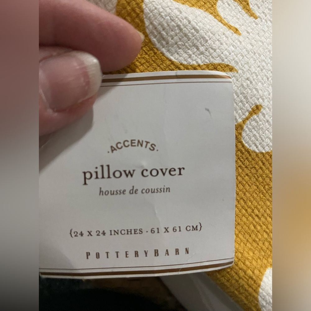 Pottery barn pillow covers